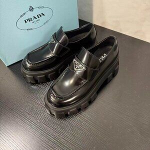 Women's Prada Black Loafers